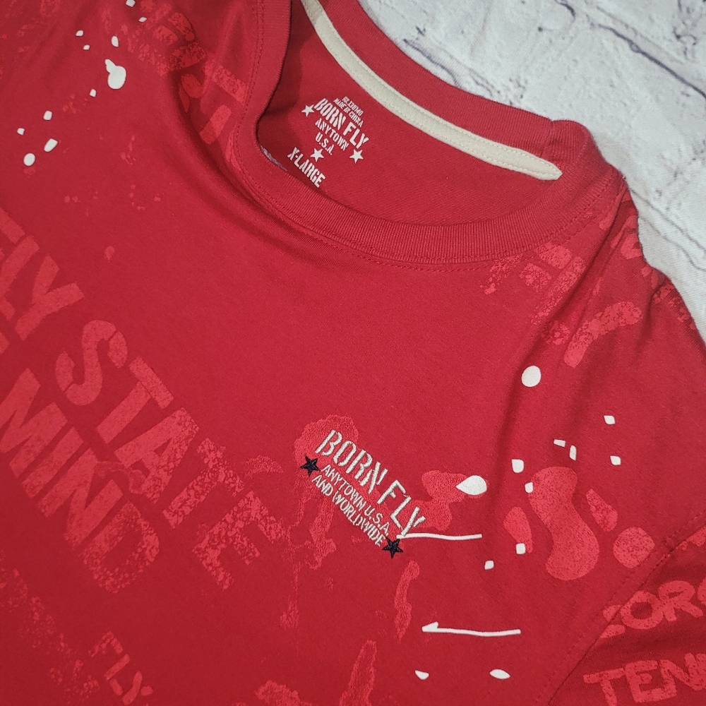 Born Fly Short Sleeve Shirt XL
